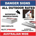 DANGER SIGN - DS-025 - LOW CLEARANCE